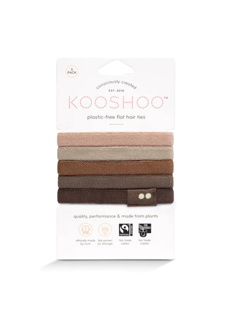 Kooshoo Organic Flat Hair Ties