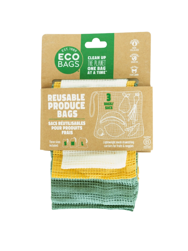 Cellulose Net Produce Bag Pack of 3