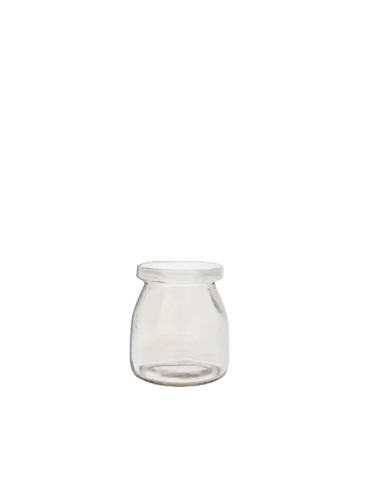 Mini Glass Yogurt Jar with Lid